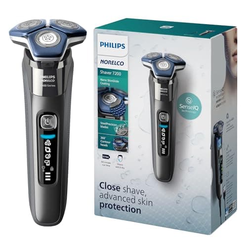 Philips Norelco Shaver 7200 Series S7887/82 with SenseIQ Technology & Pop-Up Trimmer