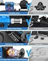 Kohree RV Water Pump & 0.75L Pre-Pressurized Accumulator Tank System, 5.5 GPM