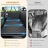 URPOWER Upgraded 550lb Capacity Waterproof Hard Bottom Back Seat Extender for Dogs