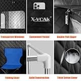 X-Vcak Upgraded 2-Person Portable Steam Sauna with Dual Heaters, 71-inch