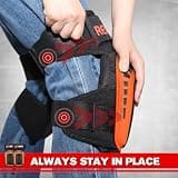 REXBETI High-Stability Knee Pads for Work with Ergonomic Thigh Support