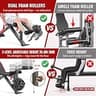 Heavy-Duty 1200LBS Adjustable Workout Bench with Removable Leg Extension