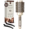 AIMIKE Nano Thermal Ceramic Round Hair Brush with Boar Bristles, 2.1-Inch