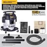 DeWalt Stealthsonic 5-Gallon Heavy-Duty Wet/Dry Shop Vacuum with 4 HP Motor