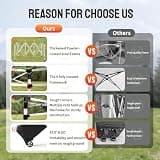 Crown Shades 10x15 Commercial Heavy Duty Pop Up Canopy Tent with Four Sidewalls