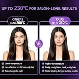 CAJECT Go Brush Pro High-Heat Cordless Hair Straightener Brush for Coarse Hair