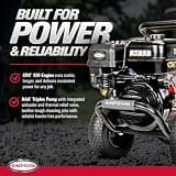 Simpson PowerShot 4400 PSI Commercial Gas Pressure Washer with CRX 420cc Engine