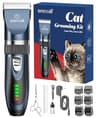 oneisall 2-Speed Cordless Cat Hair Clipper Kit with Guide Guards and Accessories