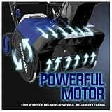 Greenworks 20-Inch 13-Amp Corded Electric Snow Blower with Dual LED Lights