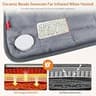 Comfytemp Extra Large Weighted Far Infrared Heating Pad with Ceramic Beads