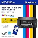 Brother INKvestment Tank 580 Color Inkjet All-in-One Printer with ADF