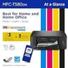 Brother INKvestment Tank 580 Color Inkjet All-in-One Printer with ADF