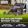WORX Nitro WG752 21-Inch 40V Cordless Lawn Mower with Dual PowerShare Batteries