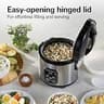 Hamilton Beach Digital Programmable Rice Cooker and Food Steamer, 4-Cup Uncooked