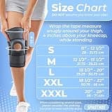 Sparthos Heavy-Duty Hinged Knee Brace with Dual Metal Side Stabilizers