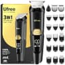 Ufree 3-in-1 Waterproof Beard and Detail Trimmer Kit with Adjustable Speeds