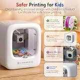 AOSEED X-Maker Joy AI+ 3D Printer Starter Kit with Built-In Camera and 8 PLA Rolls