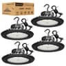JC-LGL 240W UFO LED High Bay Light, 36,000lm 5000K Dimmable Fixtures, 4-Pack