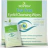 NOVEHA 60-Count Tea Tree Oil Eyelid & Lash Wipes with Soothing Green Tea