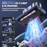 CFBF Mattress Vacuum Cleaner, 16Kpa Suction with Green Light Dust Display