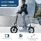 Hiboy Ecom14 Eco-Friendly Seated Electric Scooter, 450W Motor, 31-Mile Range