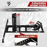 JY PERFORMANCE 1800lb Adjustable Universal Front Motorcycle Wheel Chock