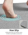 Generic Quick-Drying Comfortable PVC Shower Floor Mat for Textured Tubs