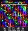 Meteds 120 LED Outdoor Christmas Net Lights, Expandable Multi-Colored