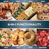 Ninja SP151 Air Fryer Toaster Oven Combo with Space-Saving Flip Design