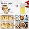 Antree 3-in-1 Stainless Steel Pasta Maker Attachment Set for KitchenAid Mixers