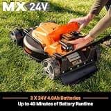 LawnMaster CLMF4819X 48V 19-Inch Brushless Cordless Lawn Mower with iPower Technology