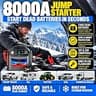 Heavy-Duty 8000A 12V/24V Portable Lithium Jump Starter for Commercial Vehicles