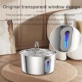 Advanced 304 Stainless Steel Large Cat Water Fountain with Detachable 4L Tank