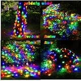 Meteds 120 LED Outdoor Christmas Net Lights, Expandable Multi-Colored