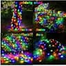Meteds 120 LED Outdoor Christmas Net Lights, Expandable Multi-Colored