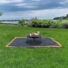 Extra-Large 67x60-Inch Fireproof Deck Protector with Triple-Layer Silicone Build