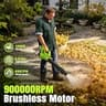 laapee Brushless Cordless Leaf Blower with 650 CFM Airflow & Dual 4.0Ah
