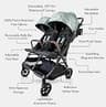 Strolee Lightweight Double Side-by-Side Stroller with 120-Lb Weight Capacity