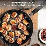 T-fal Ultimate Hard-Anodized Titanium-Reinforced 2-Piece Nonstick Pan Set