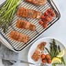 Nordic Ware 17x12-Inch Natural Aluminum Oven Crisp Baking Tray and Rack Set