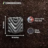 Klymit V-Seat Portable Inflatable Cushion for Air Travel and Camping Use
