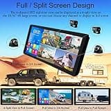 VOONOA 4K 10.36" Quad Split Touch Screen RV Camera System with Built-in Bluetooth
