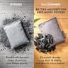 Bamboo Activated Charcoal Air Purifying Odor Absorber Bags, 100g, 6-Pack
