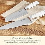 Cuisinart Classic Forged Triple Rivet 15-Piece High-Carbon Steel Cutlery Set