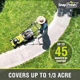 SnapFresh 40V 17-Inch Brushless Cordless Lawn Mower with Dual 5.0Ah Batteries