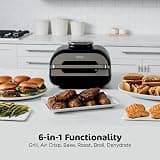 Ninja Foodi Smart XL FG551 6-in-1 Indoor Grill and Air Fryer Combo with Thermometer