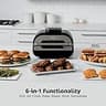 Ninja Foodi Smart XL FG551 6-in-1 Indoor Grill and Air Fryer Combo with Thermometer