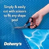 Doheny's Clear-Tek Micro Bubble Solar Pool Cover, 24 ft Round, 16 Mil