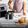 Ninja Foodi DZ401 DualZone XL 10-Quart 2-Basket Air Fryer with Smart Finish