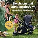 Graco Ready2Grow 2.0 Versatile Double Stroller with Bench Seat and Stand